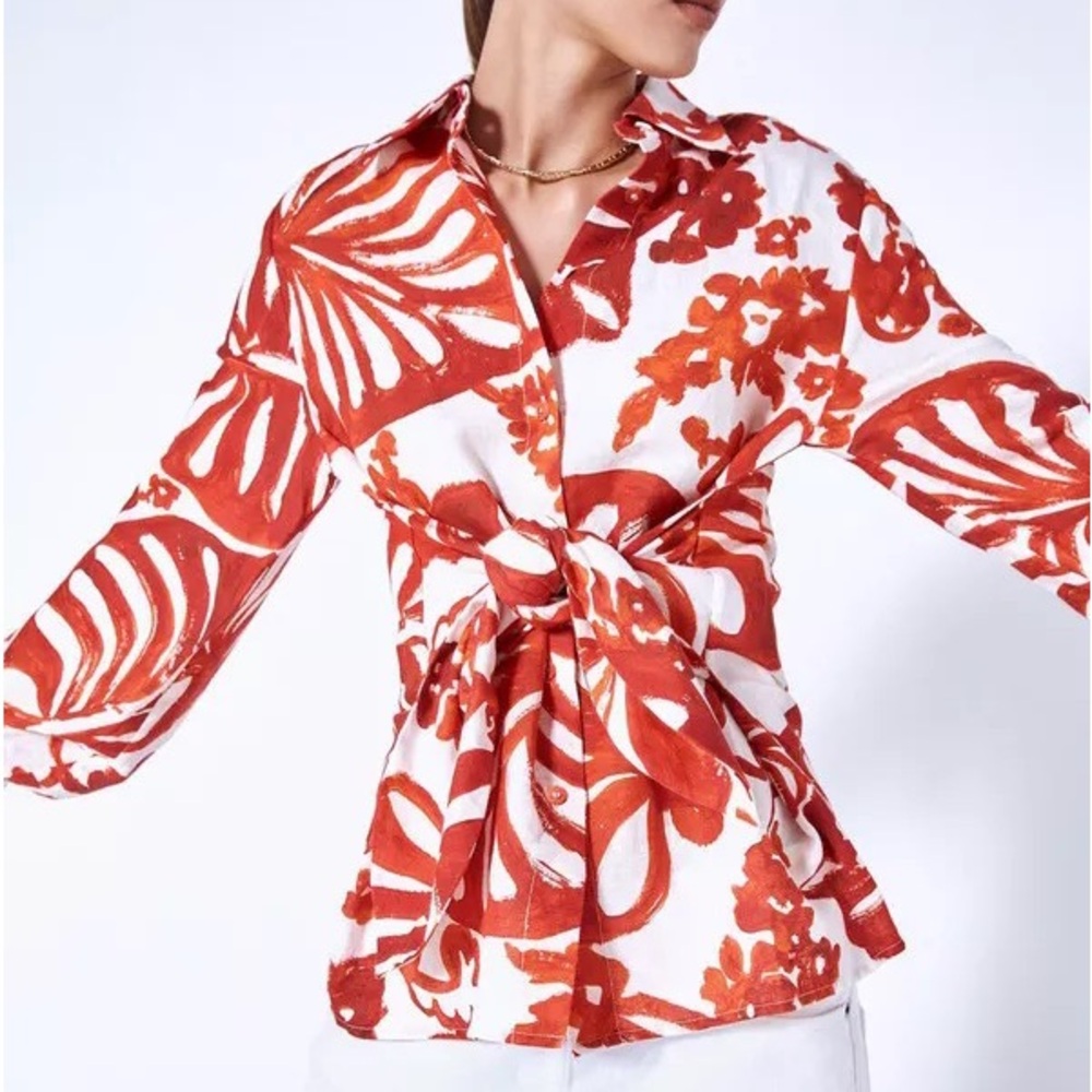 ALEXIS Linen Blouse